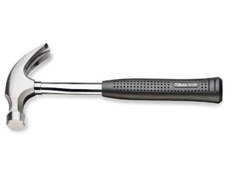 BETA - Młotek do gwoździ z trzonkiem stalowym, pokrytym tworzywem sztucznym 450g/16oz  - 1375B/16