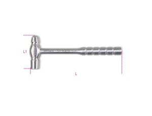 BETA - Młotek z noskiem kulistym nierdzewny 340g - 1377INOX/340