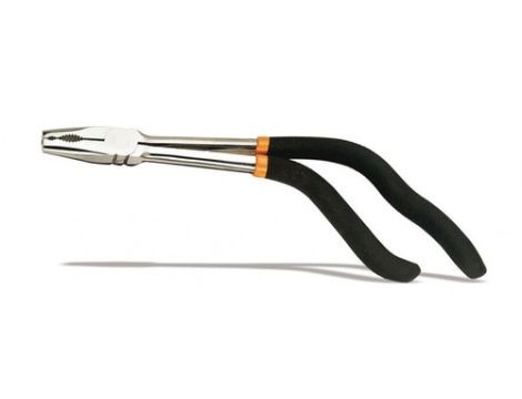 BETA - Szczypce uniwersalne chromowane, ramiona odgięte, rękojeść z dwóch warstw PCW 180mm  - 1475U