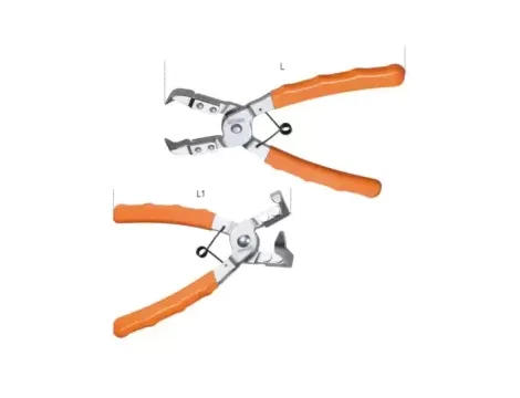 BETA - Zestaw dwóch szczypiec kątowych i prostych do wyciągania klipsów z tworzywa z zestawem... - 1478/K3