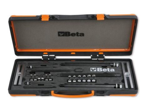 BETA - Zestaw 2 ściągaczy do łożysk z końcówkami zastępującymi kulki - 1547/C6