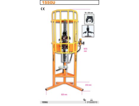 BETA - Ściskacz pneumatyczny do sprężyn amortyzatorów 2 tony - 1550U
