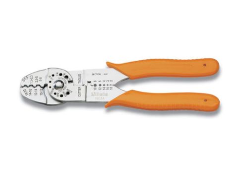 BETA - Szczypce do zaciskania nieizolowanych końcówek kablowych zamkniętych 0-8mm2 - 1603A
