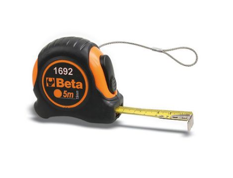 BETA - Przymiar zwijany z obudową ABS do prac na wysokościach z taśmą stalową klasy II 3mx16mm  - 1692HS/3