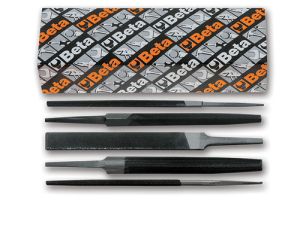 BETA - Komplet 5 pilników równiaków bez rękojeści 1718D10 w kartonie - 1718D10/S5