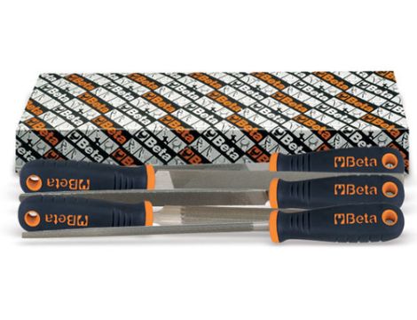 BETA - Komplet 5 pilników równiaków z rękojeścią kompozytową 1719BMD6 w kartonie - 1719BMD6/S5