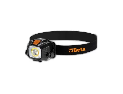 BETA - Latarka czołowa led akumulatorowa z 2 źródłami światła aw - 1836AW