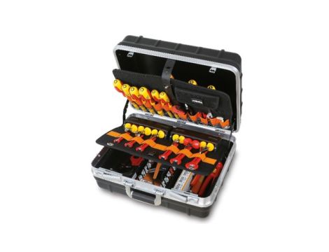 BETA - Walizka narzędziowa (2029/VY) z zestawem 46 narzędzi w izolacji do 1000V (5980/MQ)  - 2029BG/MQ