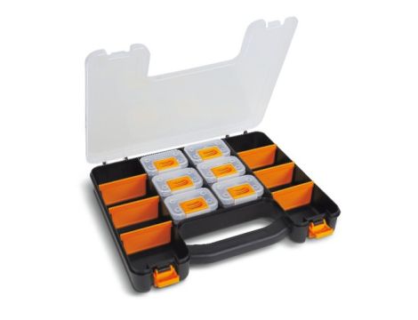 BETA - Walizka z zestawem 6 pojemników z regulowanymi przegrodami - 2080/V6