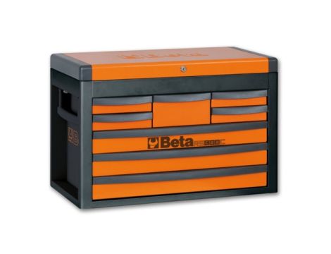 BETA - Skrzynka narzędziowa RSC23C z 8 szufladkami pomarańczowa - 2300/RSC23C-O