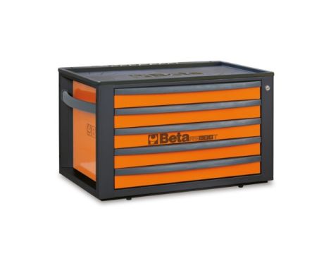 BETA - Skrzynka narzędziowa RSC23T z 5 szufladkami pomarańczowa - 2300/RSC23T-O