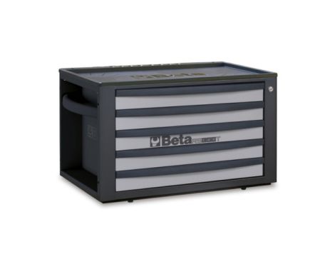 BETA - Skrzynka narzędziowa RSC23T z 5 szufladkami szara - 2300/RSC23T-G
