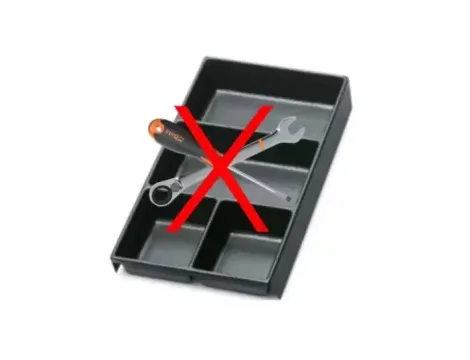 BETA - Wkład profilowany twardy do zestawu narzędzi 2424/t111 pusty - 2400/TV111