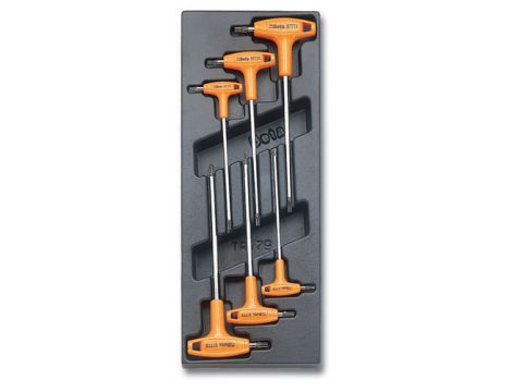 BETA - Komplet kluczy 97TTX we wkładce z tworzywa (6 sztuk) - 2424/T55