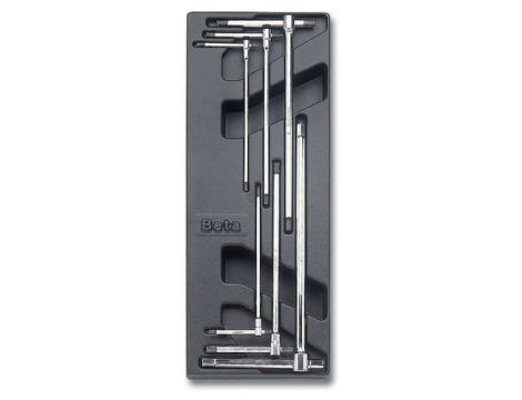 BETA - Komplet kluczy 951 we wkładce z tworzywa (6 sztuk) - 2424/T68