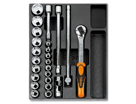 BETA - Zestaw narzędzi we wkładce z tworzywa (24 sztuki) - 2424/T83