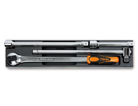 BETA - Zestaw narzędzi we wkładce z tworzywa (4 sztuki) - 2424/T106