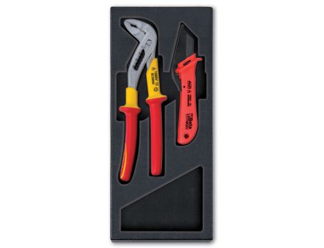 BETA - Zestaw szczypiec MQ we wkładce z tworzywa (2 sztuki) - 2424/T136