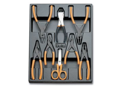 BETA - Zestaw narzędzi we wkładce z tworzywa (8 sztuk) - 2424/T140