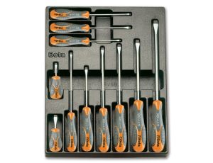 BETA - Zestaw wkrętaków BetaMax we wkładce z tworzywa (12 sztuk) - 2424/T160