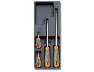 BETA - Zestaw wkrętaków BetaMax we wkładce z tworzywa (4 sztuki) - 2424/T173