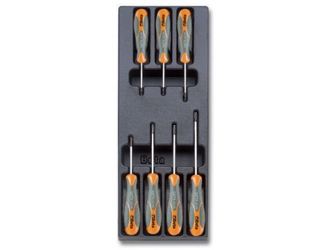 BETA - Komplet wkrętaków 1297TX we wkładce z tworzywa (7 sztuk) - 2424/T175