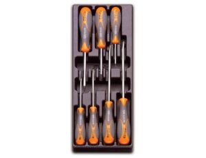 BETA - Zestaw wkrętaków BetaMax we wkładce z tworzywa (7 sztuk) - 2424/T180