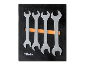 BETA - Komplet kluczy 4 sztuki w miękkim wkładzie profilowanym - 2450/M38