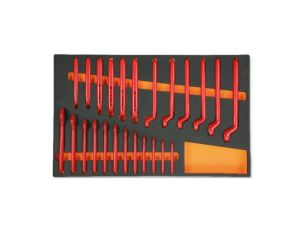 BETA - Zestaw kluczy 24 sztuki w miękkim wkładzie profilowanym - 2450/M49