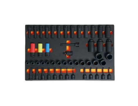 BETA - Zestaw narzędzi 50 sztuk w miękkim wkładzie profilowanym - 2450/M128