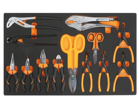 BETA - Zestaw narzędzi 13 sztuk w miękkim wkładzie profilowanym - 2450/M129