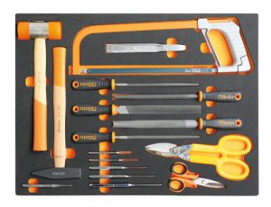 BETA - Zestaw narzędzi 17 sztuk w miękkim wkładzie profilowanym - 2450/MB58