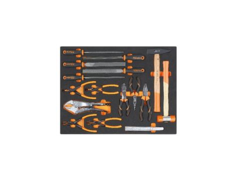 BETA - Zestaw narzędzi 16 sztuk w miękkim wkładzie profilowanym - 2450/MB65