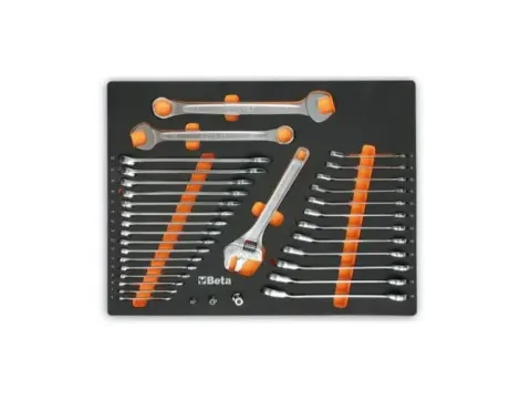 BETA - Zestaw 34 szt. narzędzi w piankowym wkładzie profilowanym, model 2459/MMV26 - 2459/MMV26