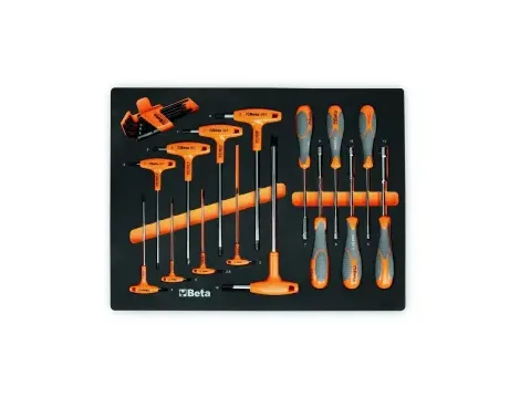 BETA - Zestaw 23 szt. narzędzi w piankowym wkładzie profilowanym, model 2459/MMV60 - 2459/MMV60