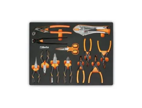 BETA - Zestaw 129 szt. narzędzi w piankowym wkładzie profilowanym, model 2459/MMV129 - 2459/MMV129