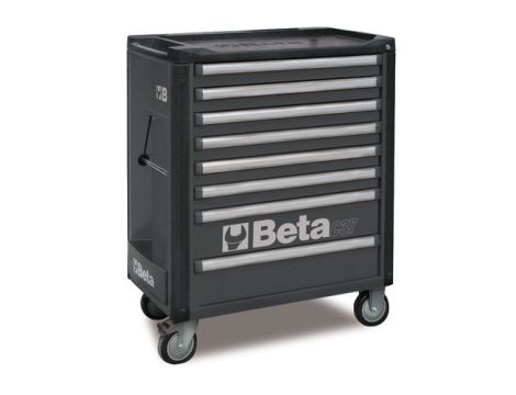 BETA - Wózek narzędziowy C37 z 8 szufladami szary - 3700/C37/8-G