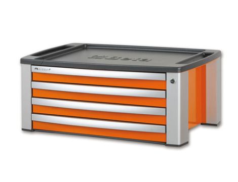 BETA - Skrzynia narzędziowa C39T z 4 szufladami pomarańczowy - 3900/C39TO