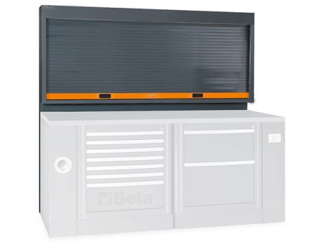 BETA - Tablica narzędziowa z roletą i ramą montażową do RSC55 pomarańczowa - 5500/C55PS-O