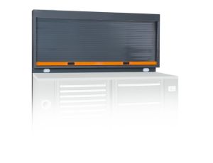 BETA - Tablica narzędziowa z roletą do montażu 2 gniazd elektrycznych C55 pomarańczowa - 5500/C55PSE-O