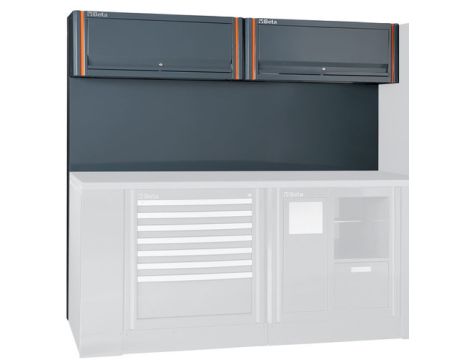 BETA - Tablica z 2 szafkami wiszącymi rama nośna do C55 - 5500/C55/2PM