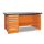 BETA - Stół warsztatowy Mastercargo 1 szafka pomarańczowy - 5700/C57S/D-O