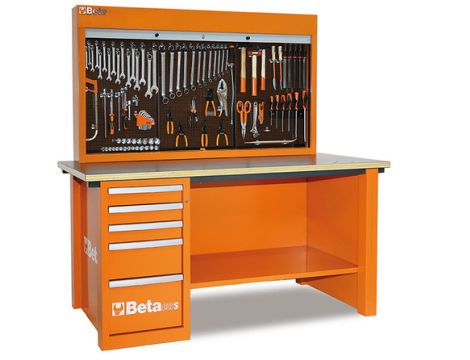 BETA - Stół z tablicą C57AO Mastercargo pomarańczowy - 5700/C57S/A-O