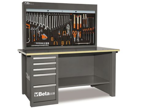 BETA - Stół z tablicą C57AG Mastercargo szary - 5700/C57S/A-G