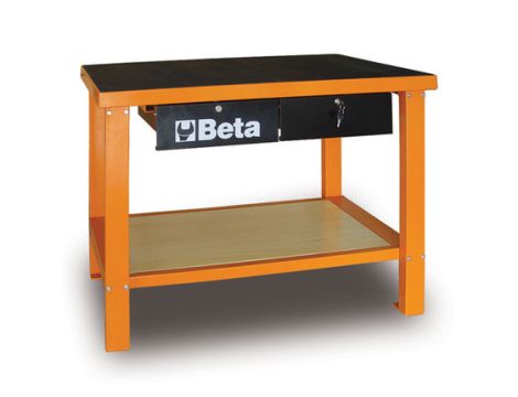 BETA - Stół warsztatowy C58M pomarańczowy - 5800/C58MO