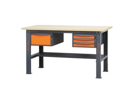 BETA - C58BC-W1,6 4C/O-STÓŁ DREWN.BLATEM 4 SZU. - C58BC-W1.6/4C/O