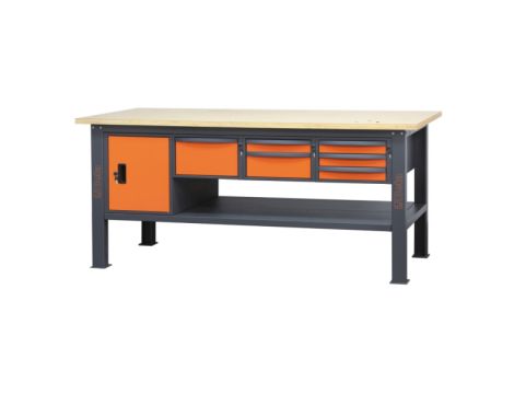 BETA - C58BC-W2,1 6CA/O-STÓŁ 6 SZUFLAD.+SZAFKĄ - C58BC-W2.1/6CA/O