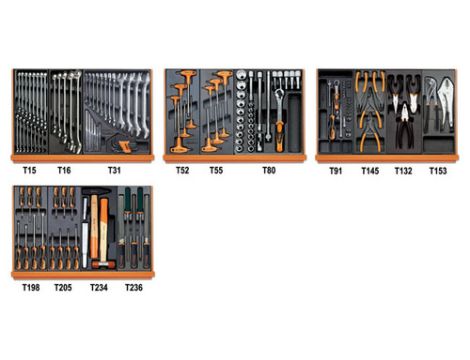 BETA - Zestaw 146 narzędzi do ogólnego użytku - 5904VU/3T