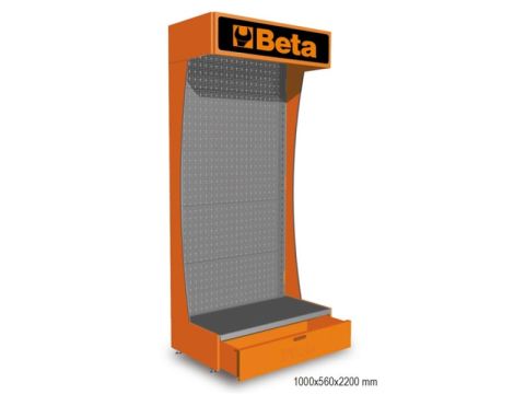 BETA - C68/10-REGAŁ WYSTAWIENNICZY PRZYŚCIENNY - C68/10