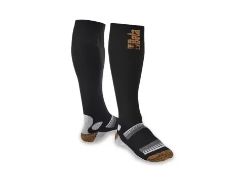 BETA - Skarpety długie z materiału frotte ze wzmocnieniami z nylonu i bawełny Rozmiar 39-42  - 7421/39-42